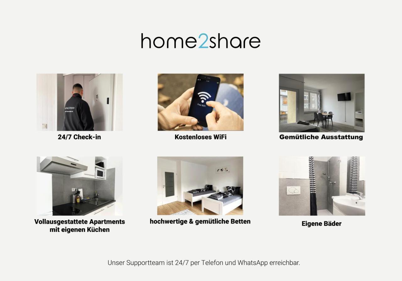 Zentrale Studios Fuer Monteure I Home2Share Osnabrueck Exterior photo